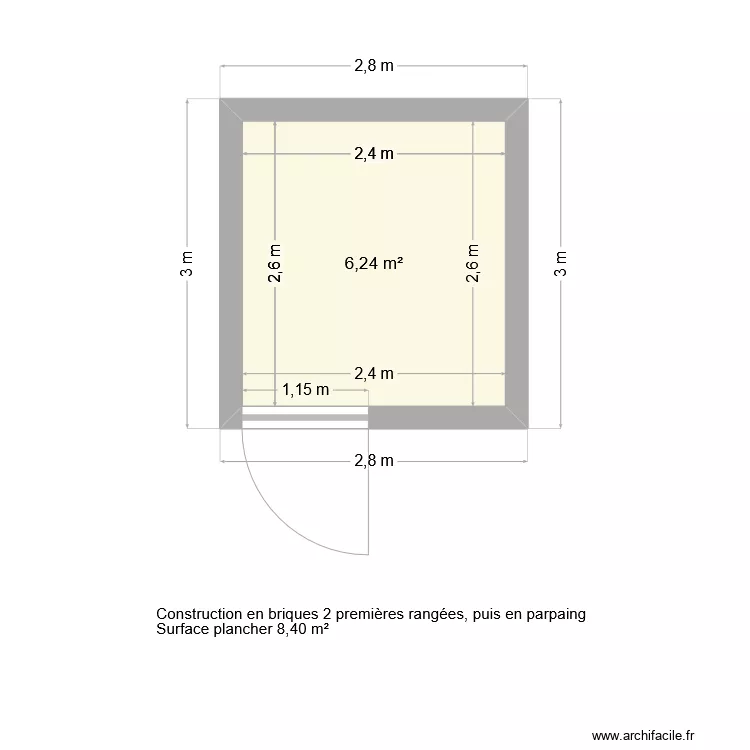 DP02 - Plan de masse abri de jardin (parking). Plan de DP02 - Plan de masse abri de jardin (parking). Plan de