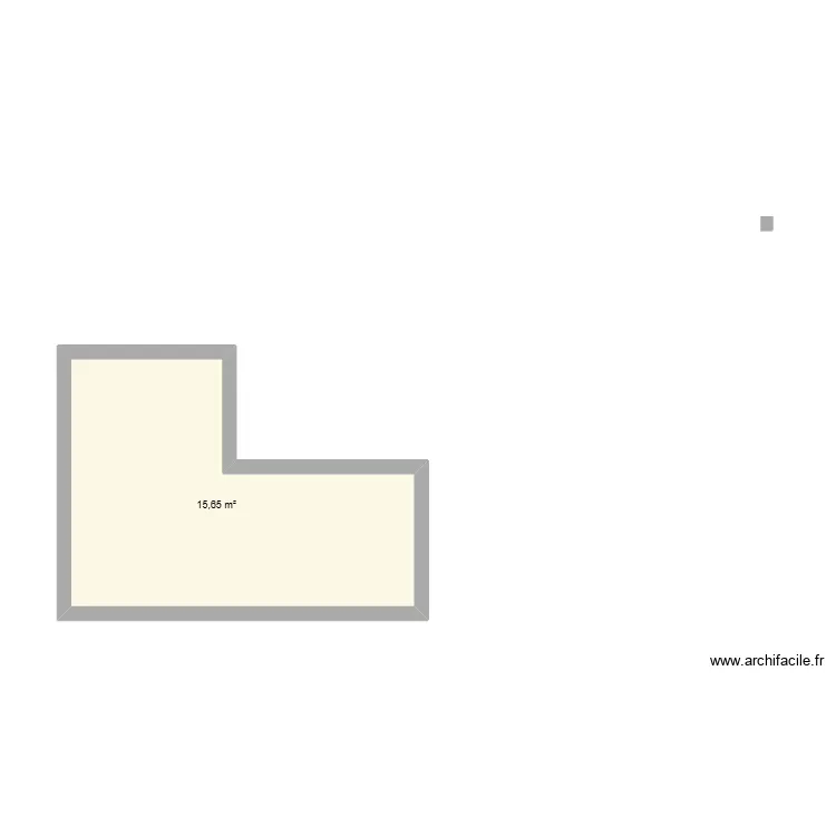 saint domet. Plan de 1  et 16 m²