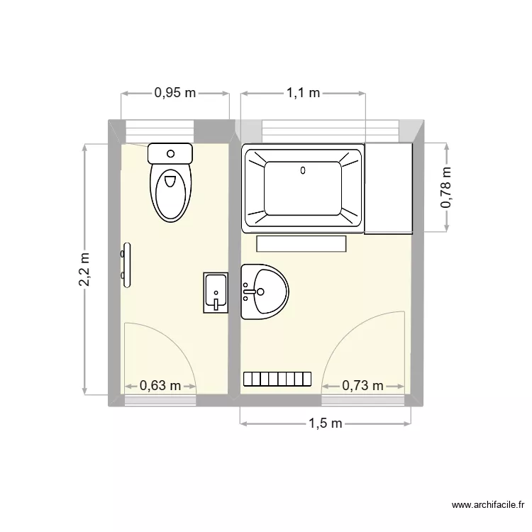 Pokropek avant. Plan de 