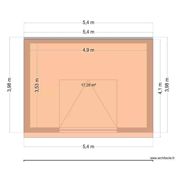 GARAGE JOSE MARTIN 2. Plan de 1  et 17 m²