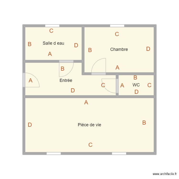 GONIDEC. Plan de 0 pièce et 0 m2
