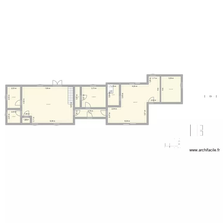 MAISON agrandissement 2. Plan de 11 et 152 m² MAISON agrandissement 2. Plan de 11 et 152 m²