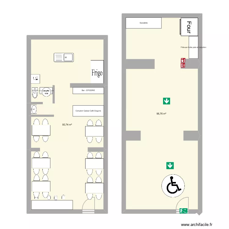 PLan APRES. Plan de 2 pièces et 107 m² PLan APRES. Plan de 2 pièces et 107 m²