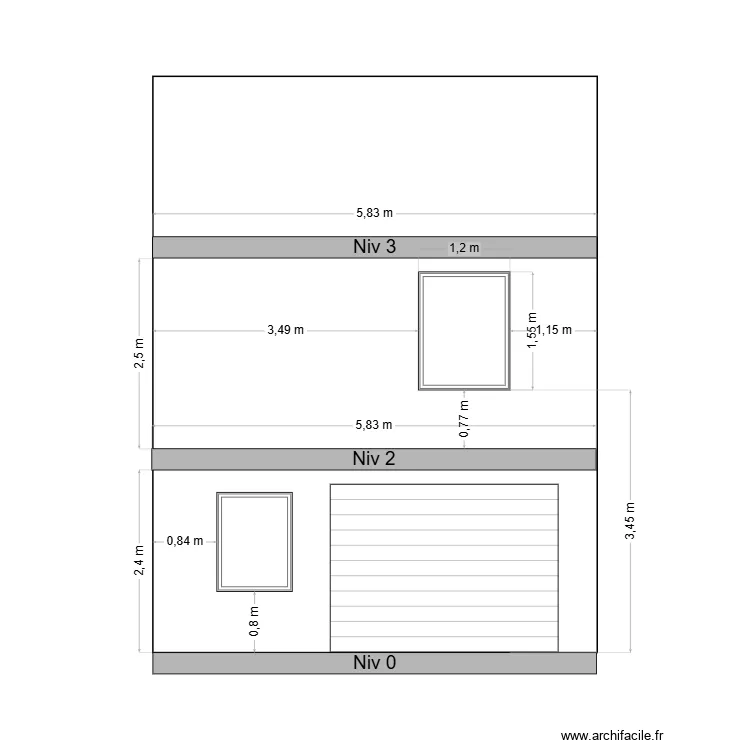 Fosses - Face. Plan de Fosses - Face. Plan de