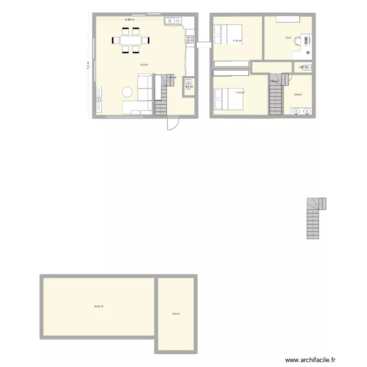 jargeau 2. Plan de 10 et 133 m² jargeau 2. Plan de 10 et 133 m²