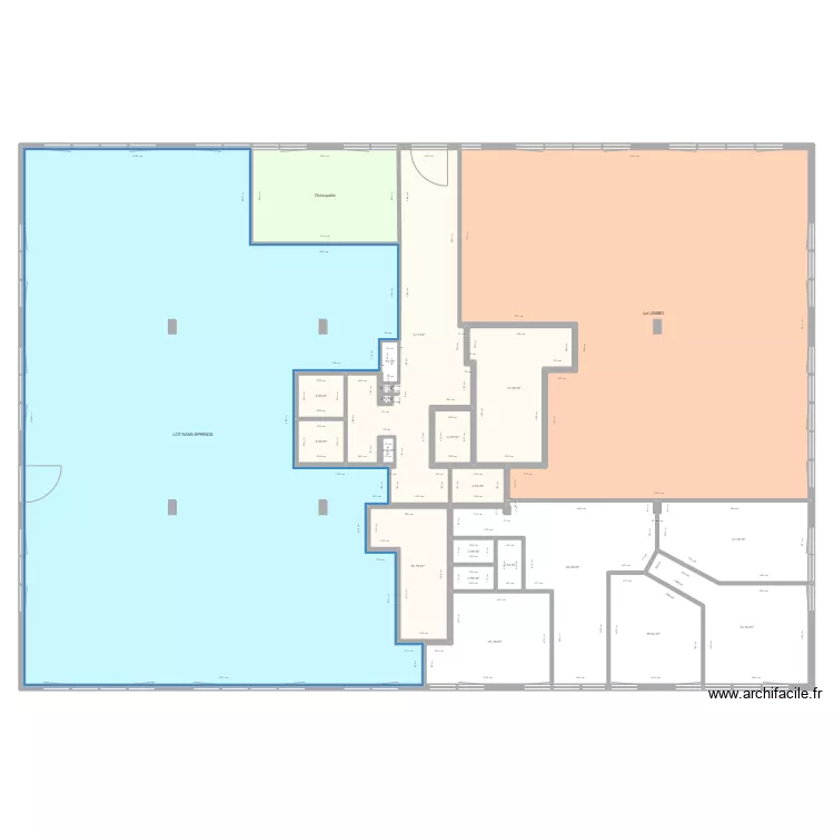 R2 Roussillon - vacant 150 m&sup2; v2. Plan de 