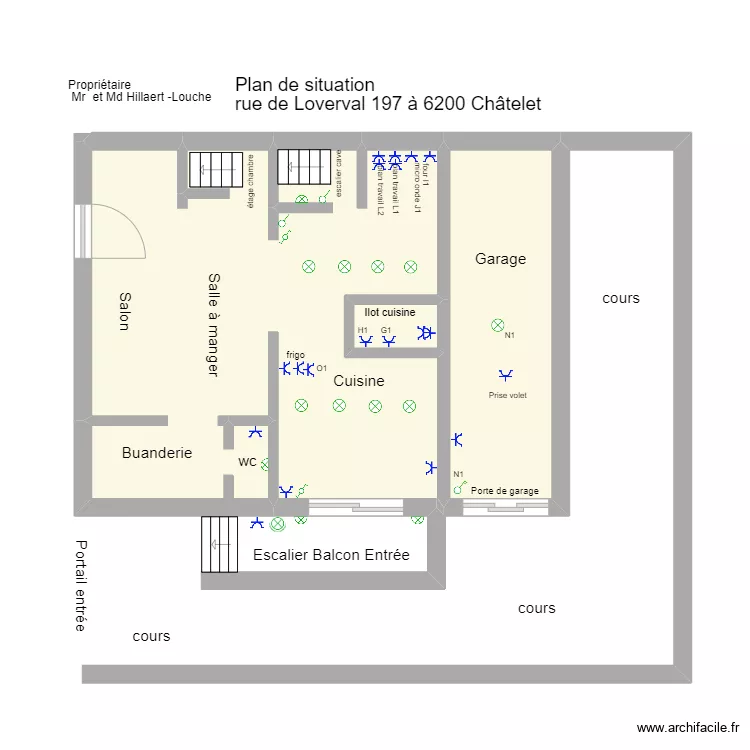 plan de situation. Plan de 