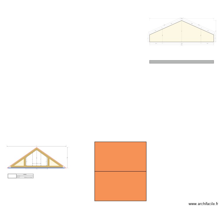 coupe 35 pignon sud 0807 13h25. Plan de 0 pièce et 0 m2