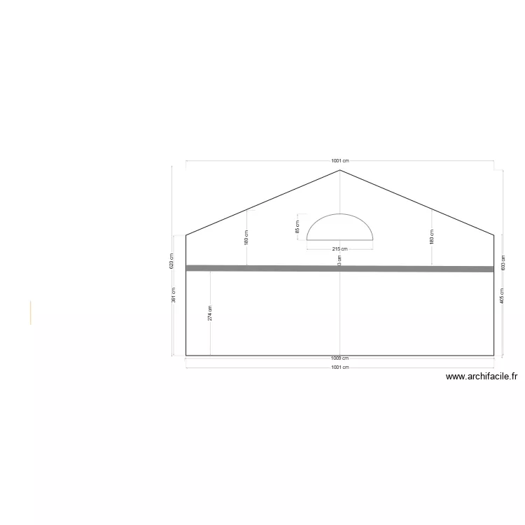 Vue de face en coupe A. Plan de Vue de face en coupe A. Plan de