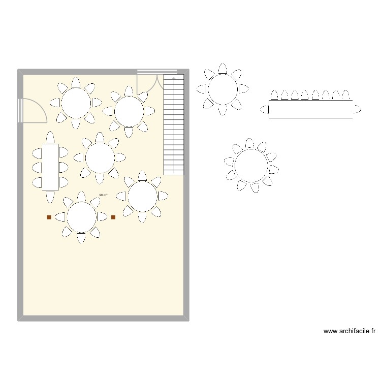 Salle Mariage. Plan de 0 pièce et 0 m2