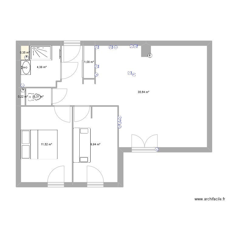 mamie cuisine elec10. Plan de 0 pièce et 0 m2