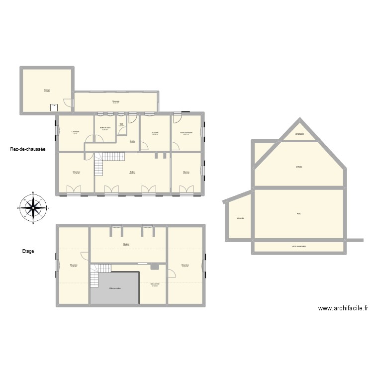 PEREZ Alexia - MONFAUCON0. Plan de 23 pièces et 353 m2