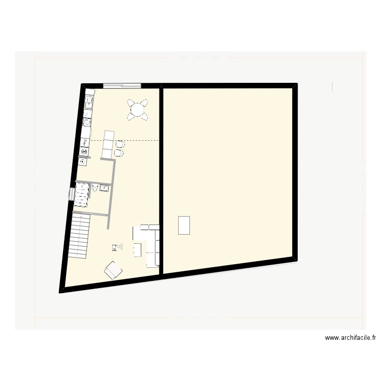 casa RDC. Plan de 0 pièce et 0 m2