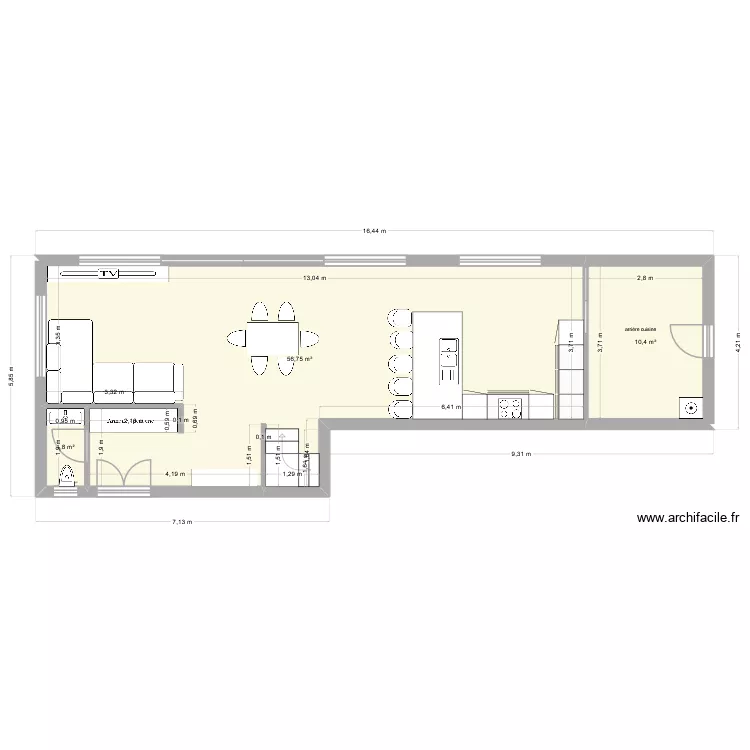 guillaume roquefeuil. Plan de 3 et 69 m² guillaume roquefeuil. Plan de 3 et 69 m²