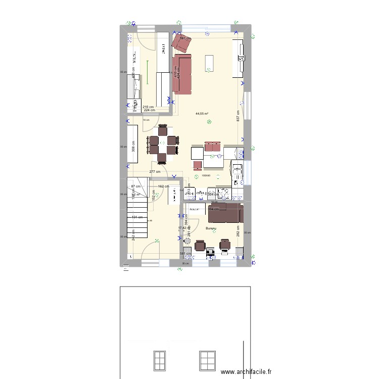 Peut être ? 2. Plan de 19 pièces et 164 m2