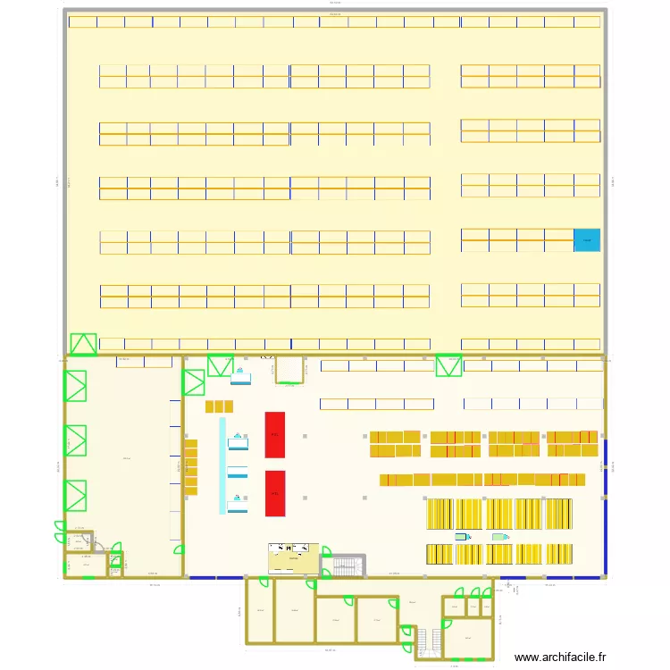 Tilman Lo. Plan de 19  et 3177 m²