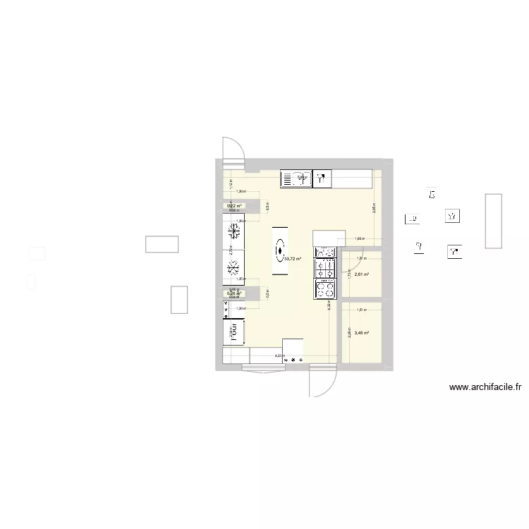 Cuisine v4. Plan de 
