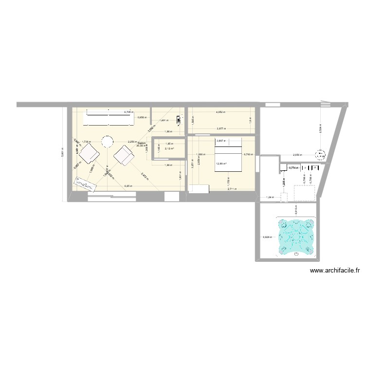 CHAMBRE. Plan de 0 pièce et 0 m2
