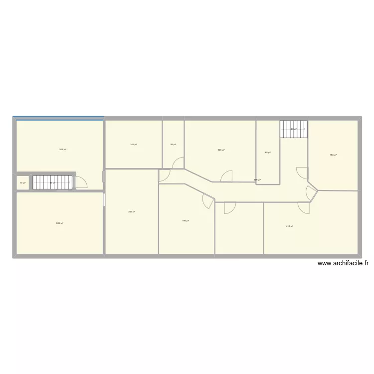 Planta 2 en cours. Plan de 