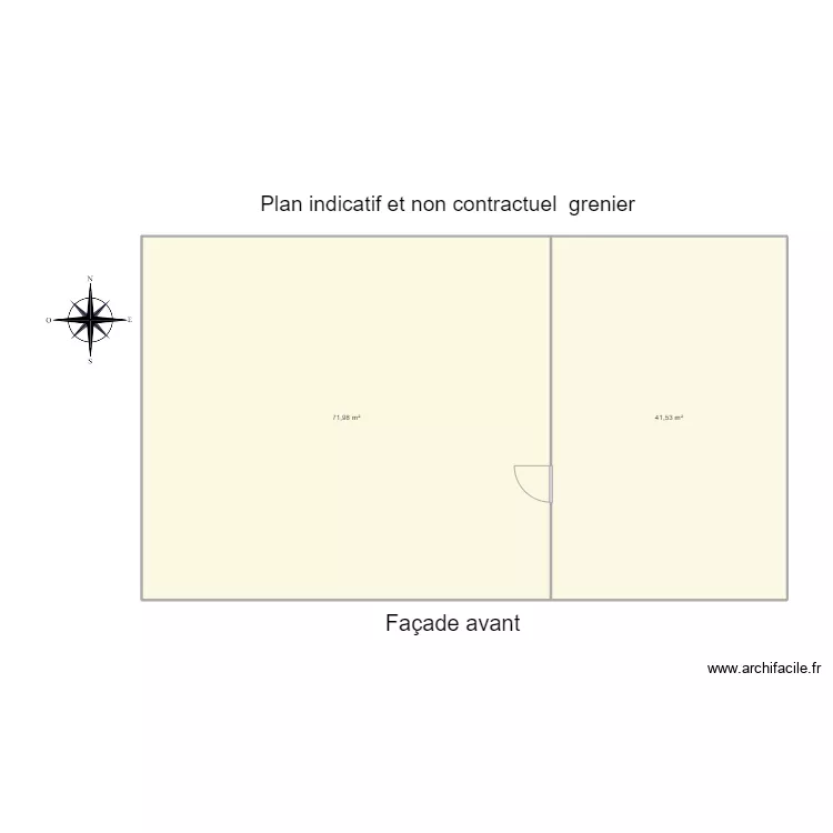 senzeilles grenier. Plan de 