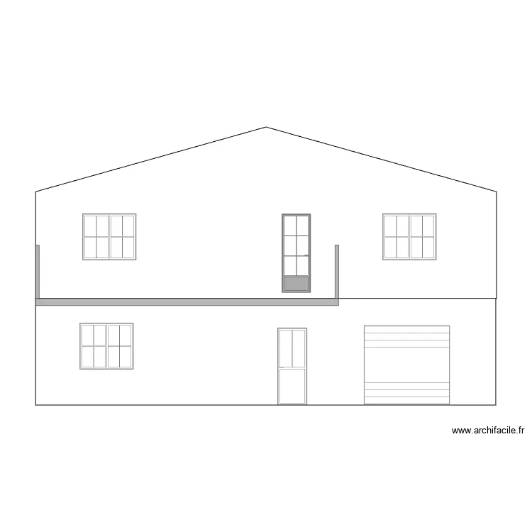 face avant Assas simple. Plan de face avant Assas simple. Plan de