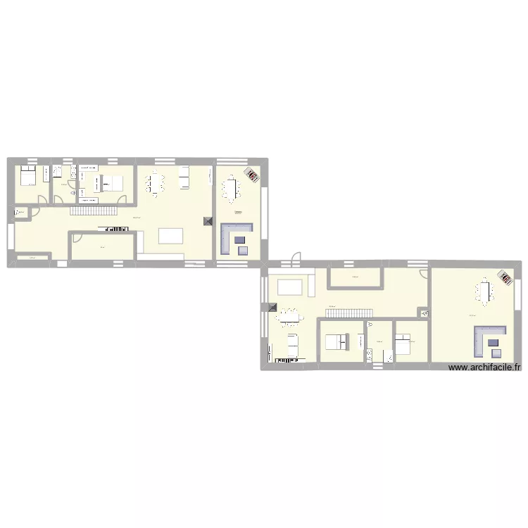 grange. Plan de grange. Plan de