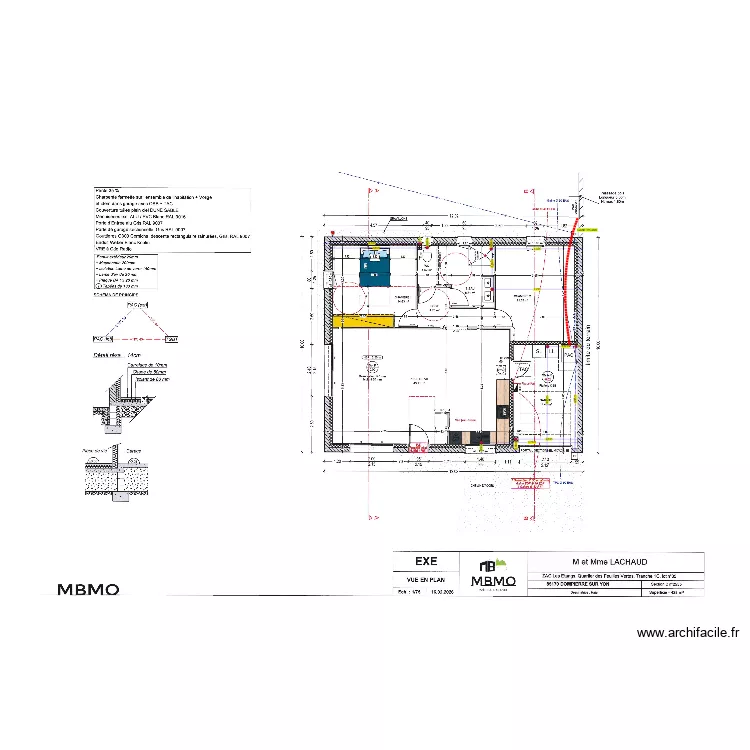 LACHAUD PLAN RESEAU 1. Plan de LACHAUD PLAN RESEAU 1. Plan de