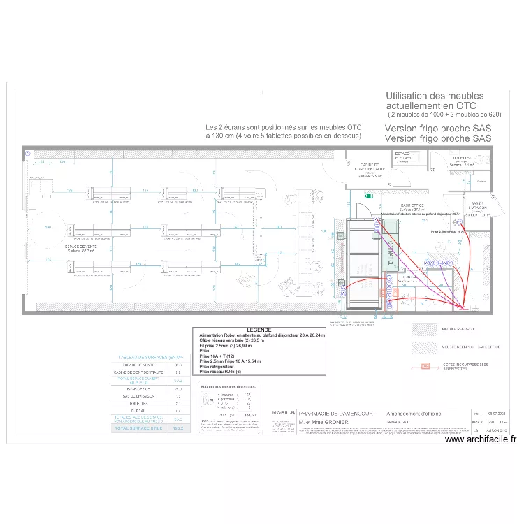 PROJET DAMENCOURT. Plan de 