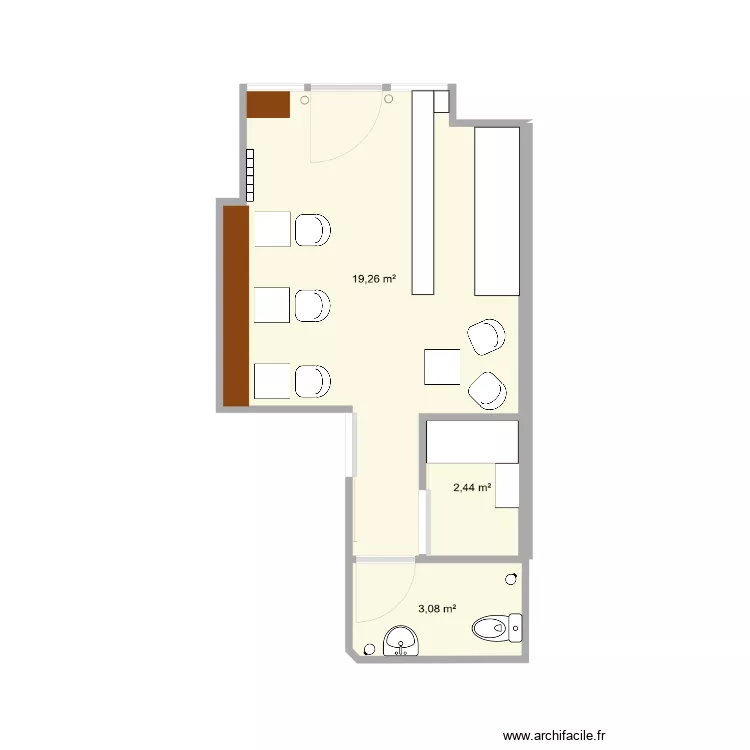 Plan projeté. Plan de Plan projeté. Plan de