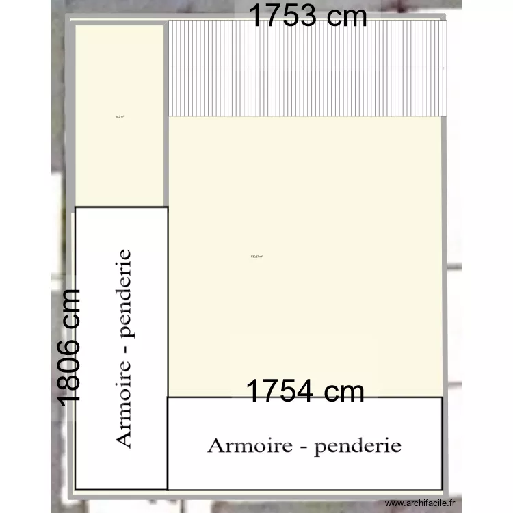 Mezzanine - chambres parentale (HAUT) réduit. Plan de Mezzanine - chambres parentale (HAUT) réduit. Plan de