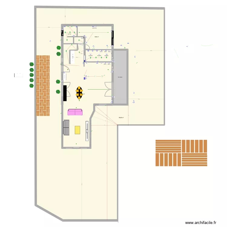41 SORINS RDC electricite noemie. Plan de 7 et 620 m² 41 SORINS RDC electricite noemie. Plan de 7 et 620 m²