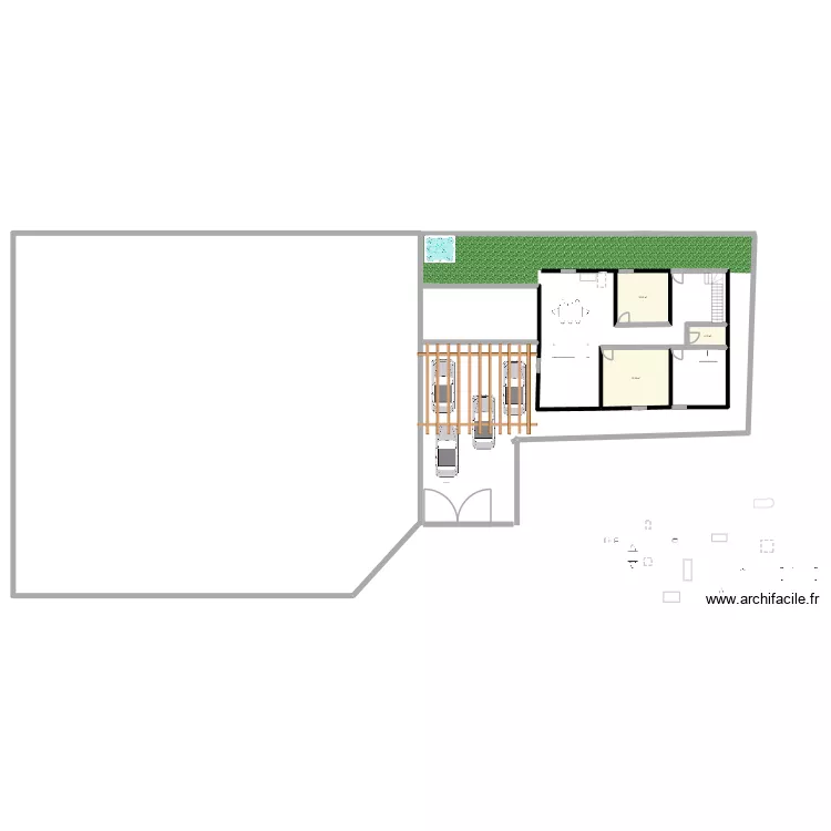 plan DIJOUX. Plan de 3  et 41 m²