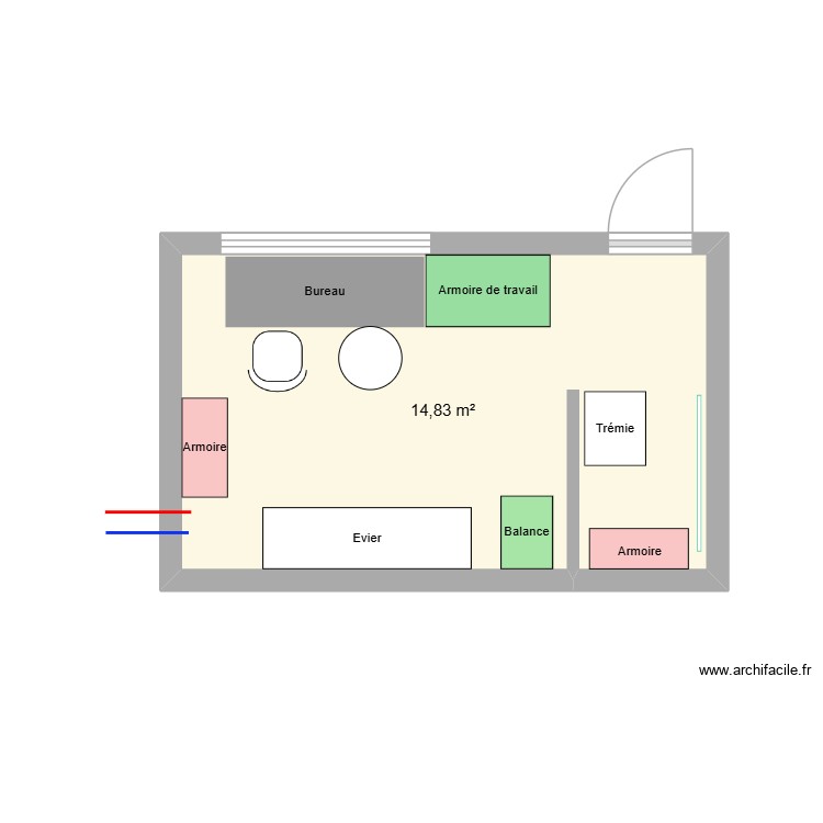 Plan laverie UPF. Plan de 0 pièce et 0 m2