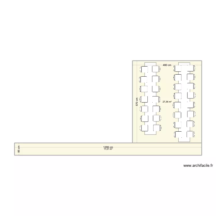 H&S - Salon jupiter. Plan de H&S - Salon jupiter. Plan de