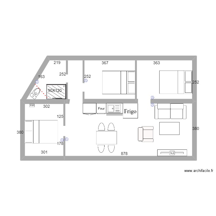 ABROUGUI . Plan de 0 pièce et 0 m2