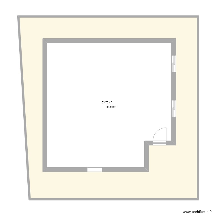 LHT & ST. Plan de 2 pièces et 167 m2