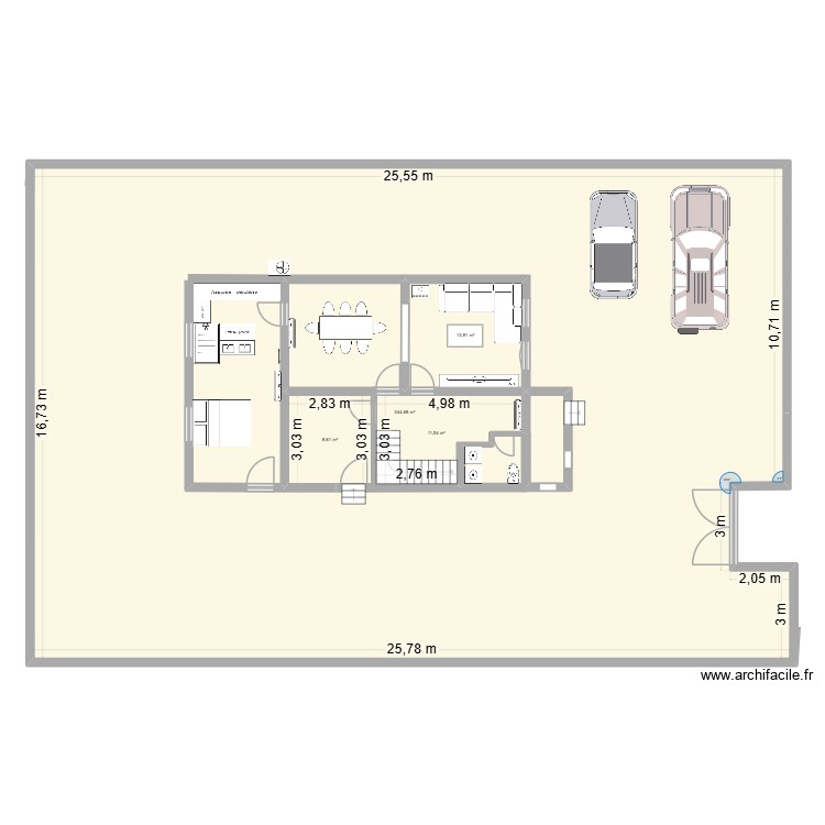 LA PERLE RDC V2. Plan de 0 pièce et 0 m2