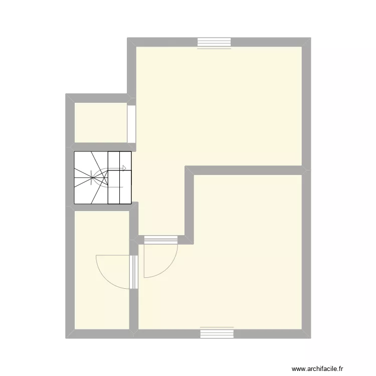 DOMASO 3&egrave;me - DIEPPE. Plan de 