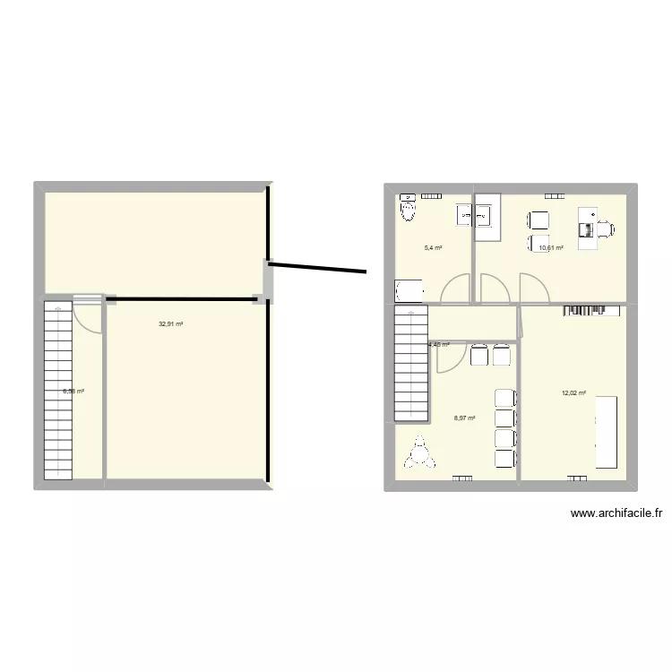 204_Pharma. Plan de 7  et 81 m²