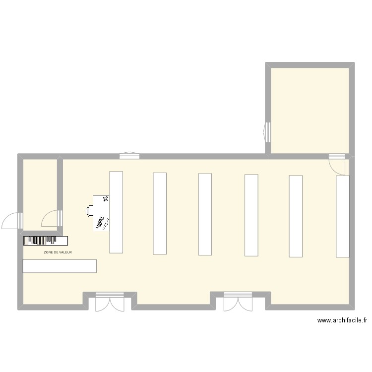 SNC JEANJEAN. Plan de 3 pièces et 128 m2