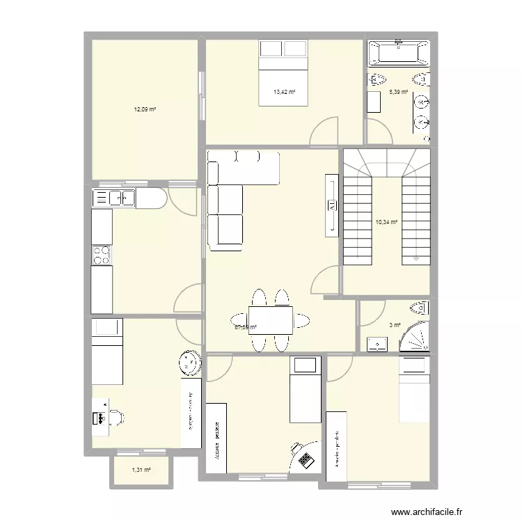 BOUZ. Plan de 7 et 113 m² BOUZ. Plan de 7 et 113 m²