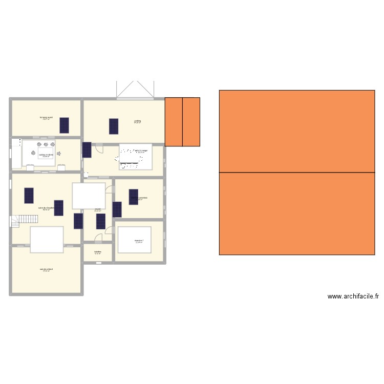 YVOLEX 1. Plan de 10 pièces et 303 m2