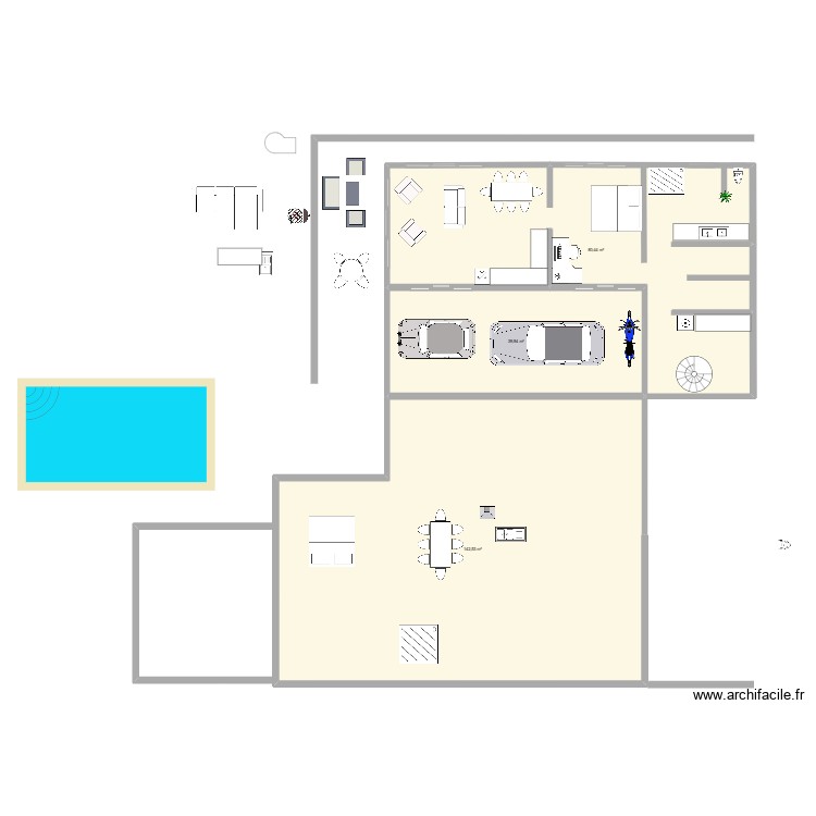 plan vierge titou. Plan de 0 pièce et 0 m2