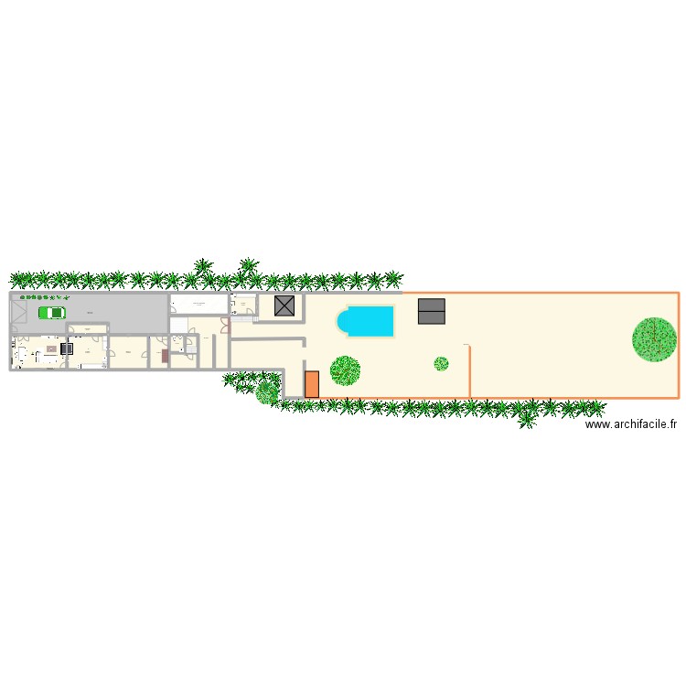 Maison Chesley. Plan de 12 pièces et 1067 m2