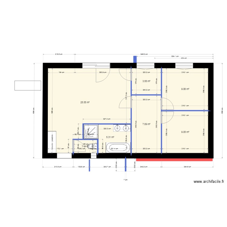 maison garage7. Plan de 7 pièces et 62 m2