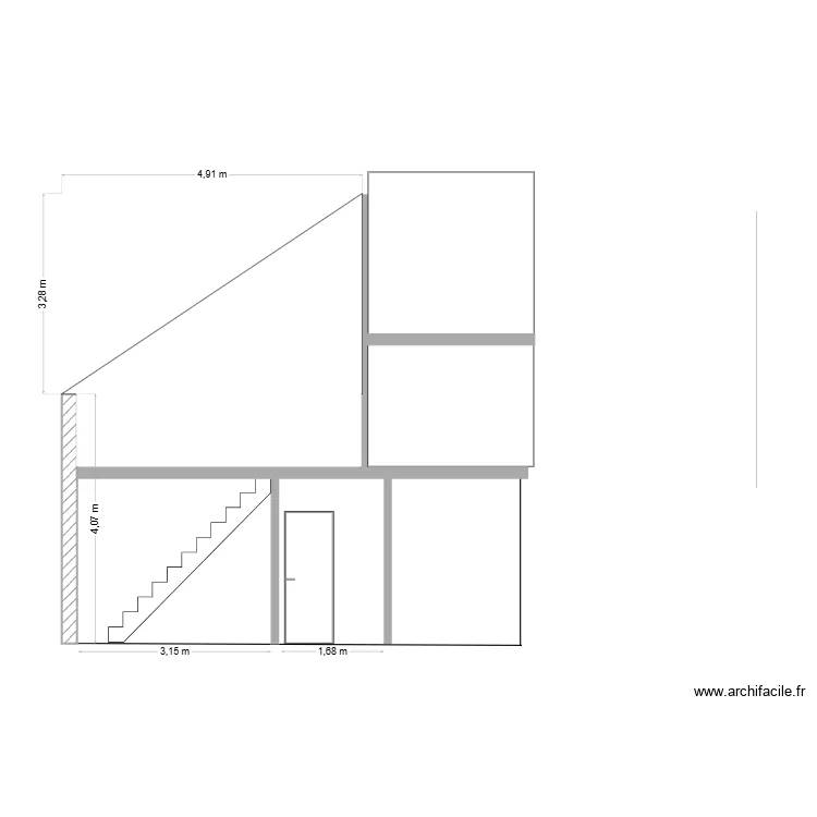 Coupe transversale v2. Plan de 