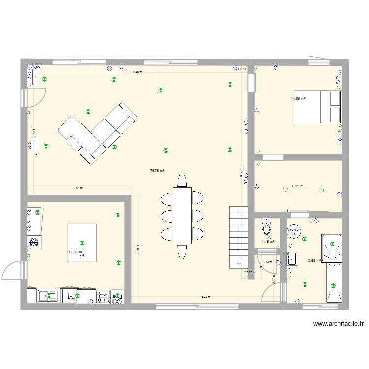 plan grange elec. Plan de 0 pièce et 0 m2