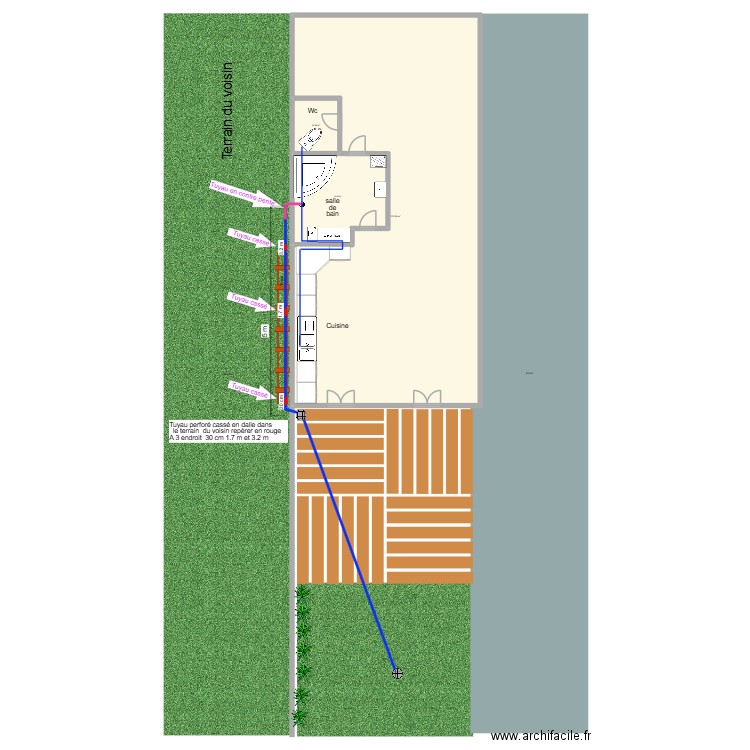 N 26 st Laurent blangy. Plan de 3 pièces et 391 m2
