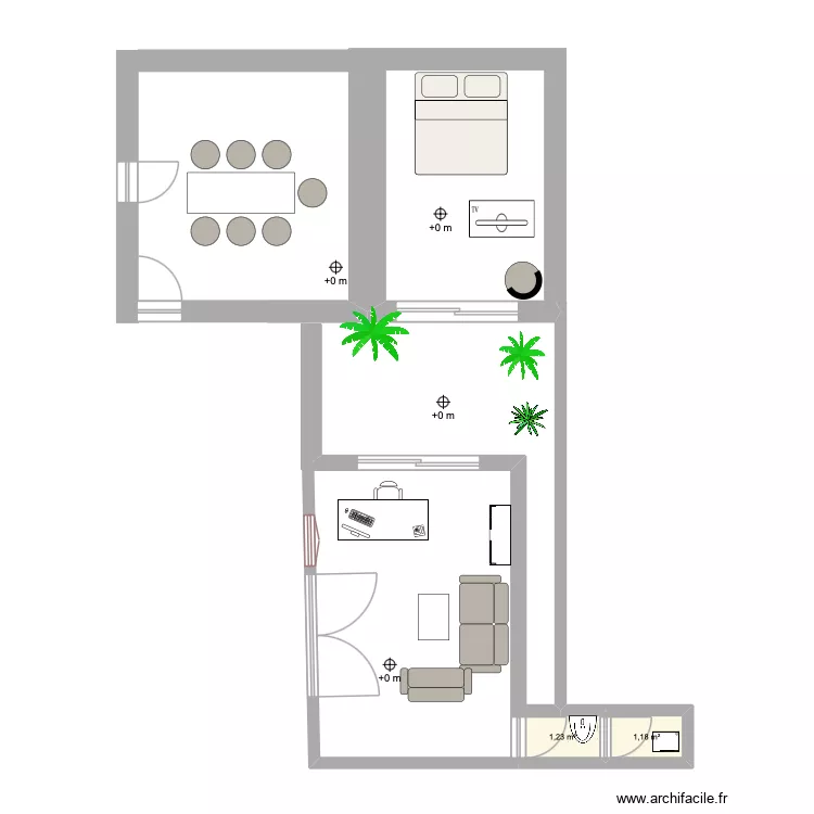bureau golf. Plan de 2 et 2 m² bureau golf. Plan de 2 et 2 m²