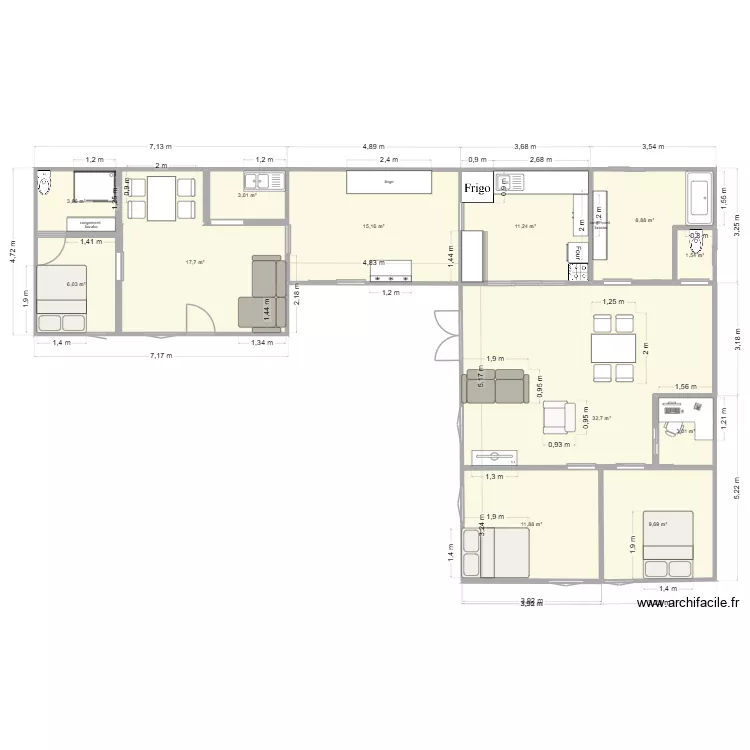 Pjt_Bisch_2. Plan de 12 et 125 m² Pjt_Bisch_2. Plan de 12 et 125 m²